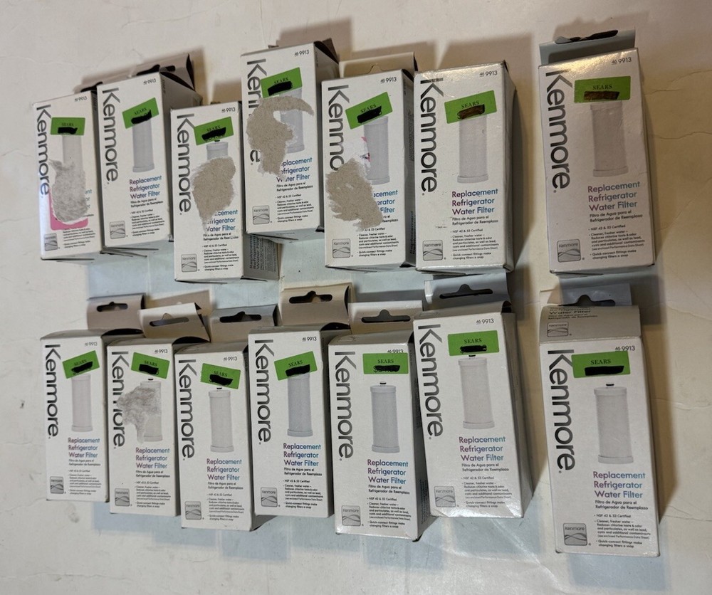Kenmore Replacement Refrigerator Water Filter Model # 9913 Lot Of 20 New