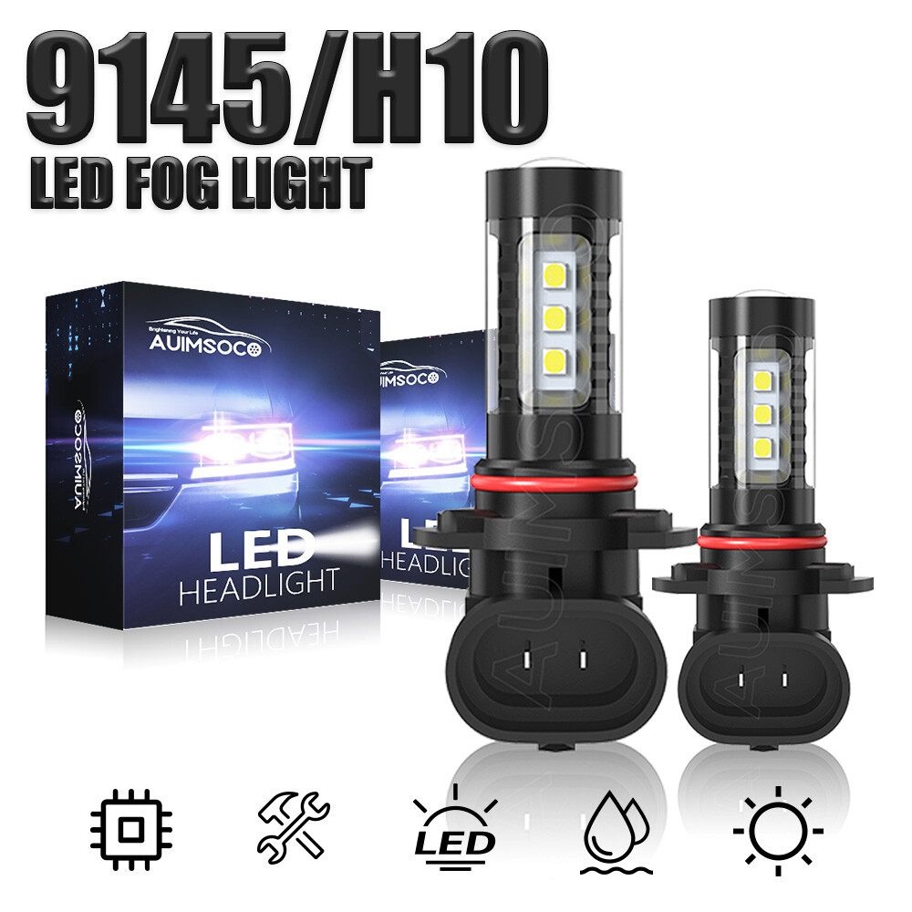 2003-2010 Jeep Grand Cherokee LED Fog Light Bulbs 9145/H10 Pair