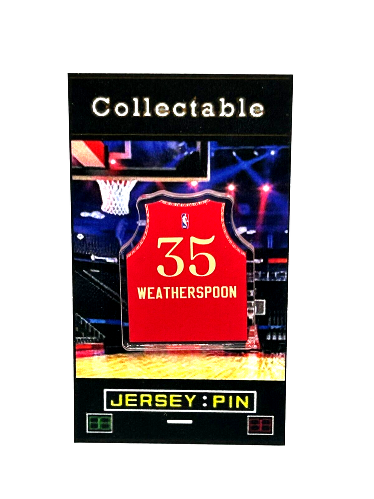 Cleveland Cavaliers Clarence Weatherspoon Collectible Jersey Lapel Pin with Free Shipping
