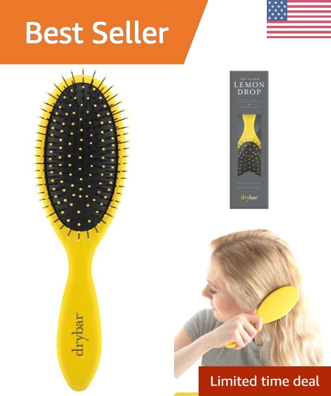 Ultimate Detangling Brush: Super Lemon Drop, Light & Sleek for All Hair Types