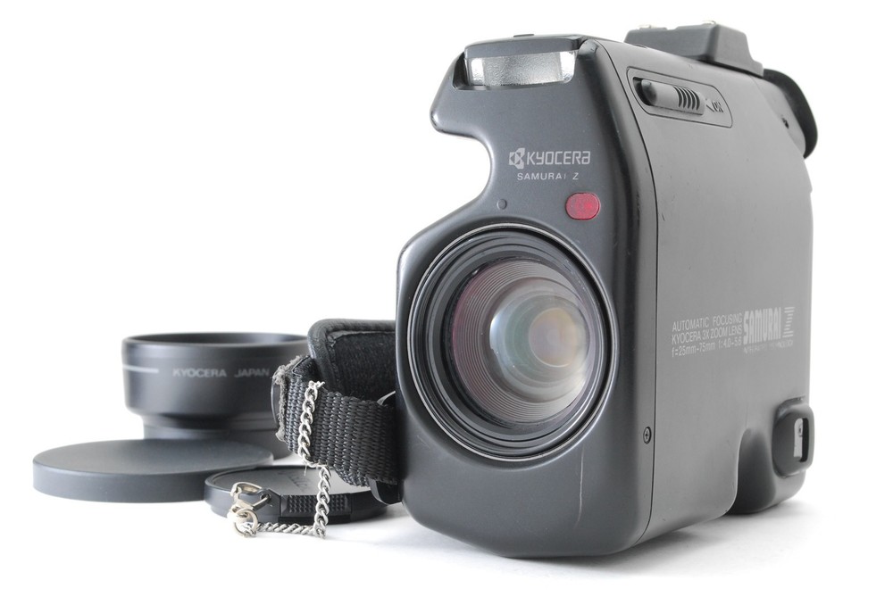 Tested [NEAR MINT] Kyocera samurai Z 35mm Half Frame Film Camera from JAPAN
