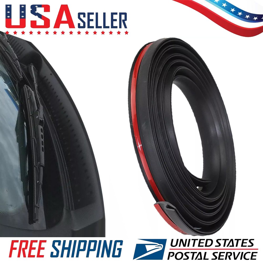 1.7m Universal Car Windshield Molding Trim Rubber Edge Strip Seal Protector