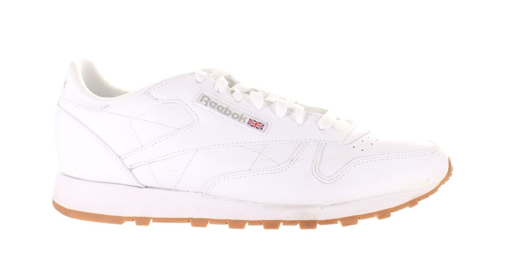 Reebok Men's Classic White Sneakers Size 11.5 – Stylish and Comfortable Design