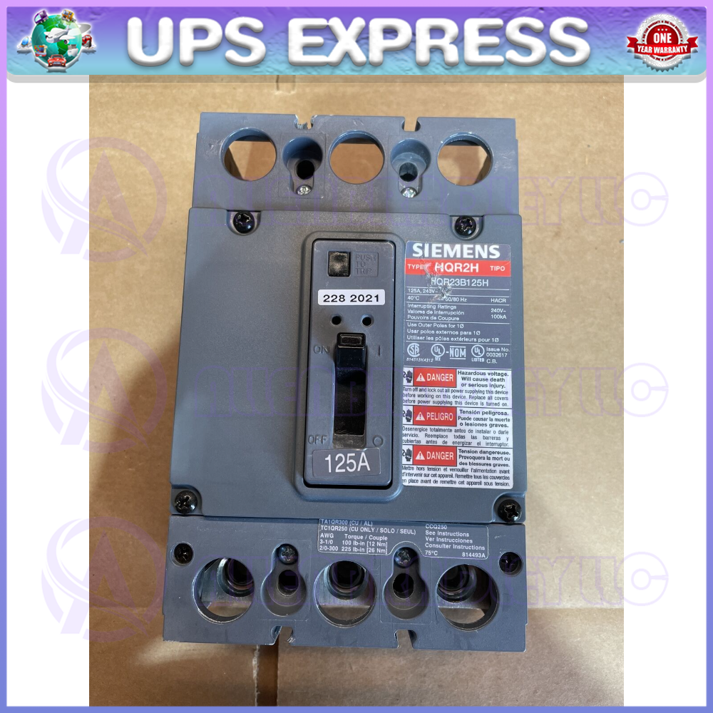 HQR23B125H Siemens CIRCUIT BREAKER  HQR23B125H GQZ1