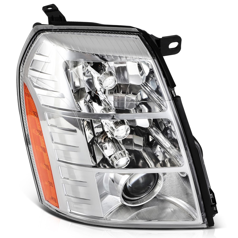 For Cadillac Escalade 2009-2014 Chrome Headlight Assembly Right Passenger