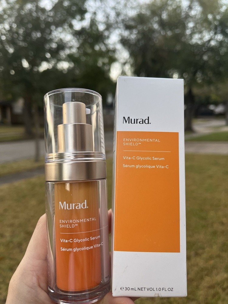 Murad Vita-C Glycolic Environmental Shield Skin Brightening  Serum 1 fl oz New