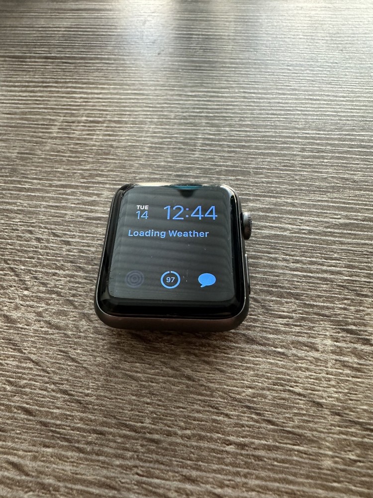 Apple Watch Nike+ 42mm Space Gray Alum Case Anthracite Black Band