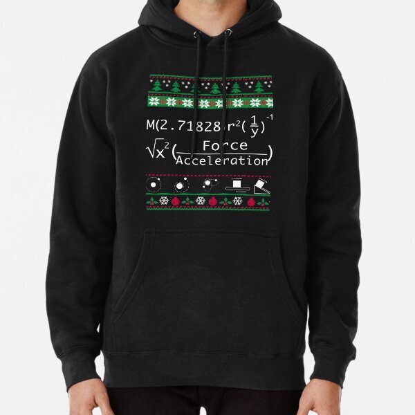 Physics Christmas Sweater Merry Xmas in Physics Pullover Hoodie S-3XL