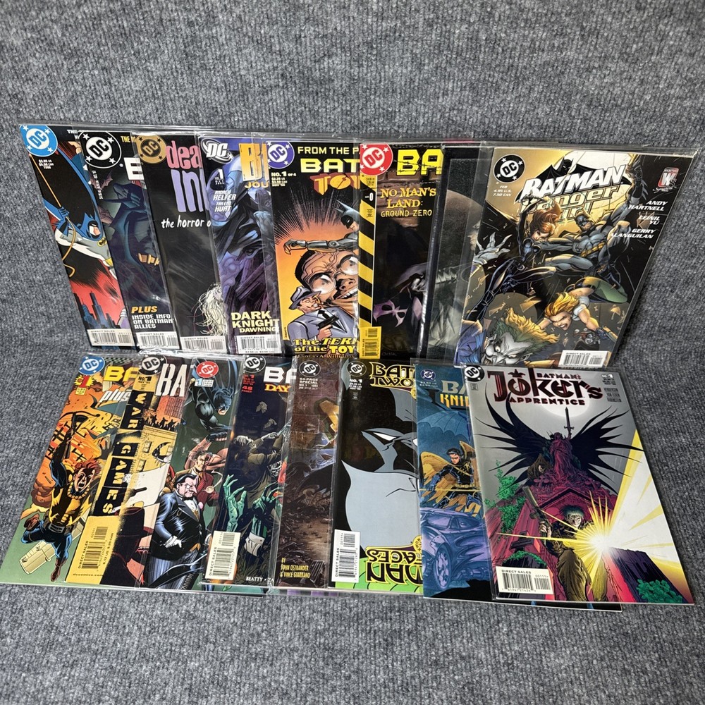 Lot of 16 Batman DC Comics Miced Lot One Shot, Batman/Danger Girl, No man's Land