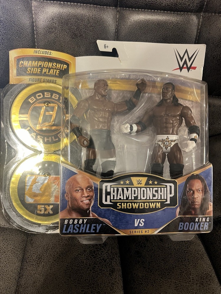 WWE Championship Showdown 2-Pack Action Figures King Booker Bobby Lashley