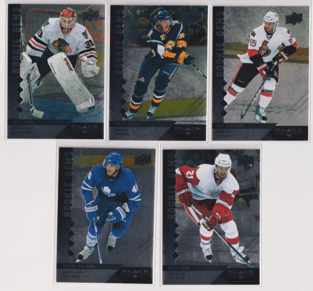 2009-10 UD Black Diamond Rookie Gems 210 Antti Niemi Chicago Blackhawks