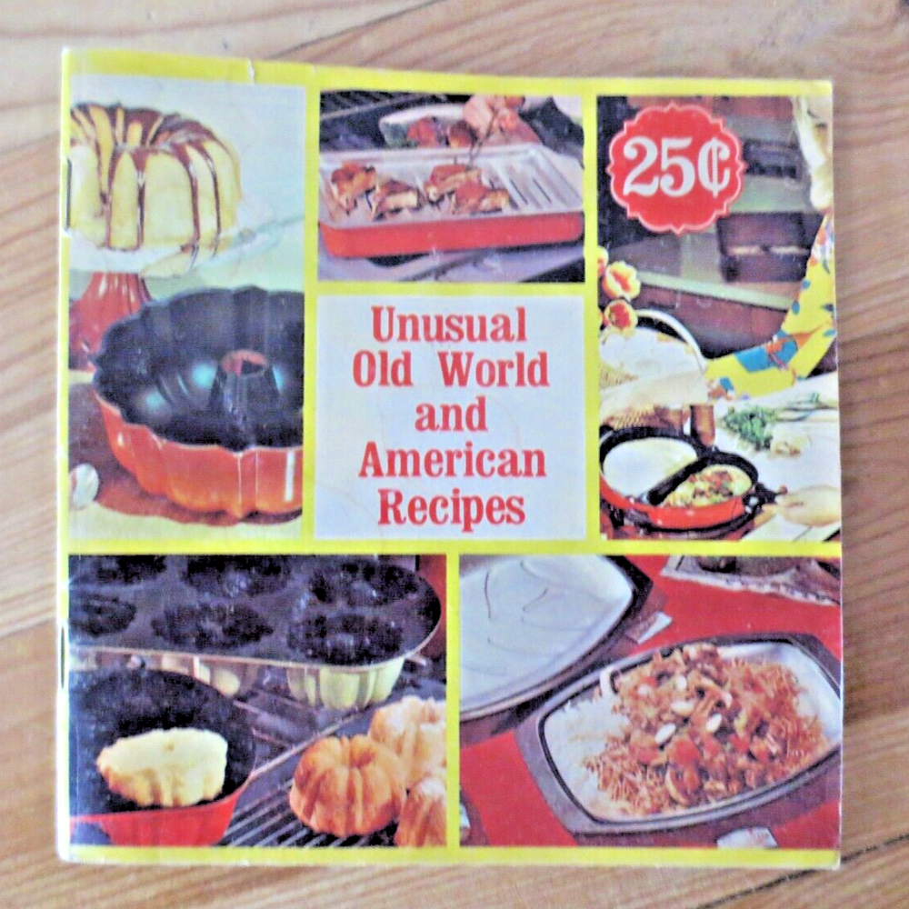 1958 NORDIC Ware Old-World American Cookbook from Minneapolis MN
