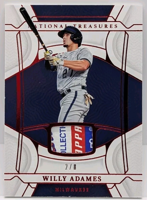 WILLY ADAMES 2022 Panini National Treasures Tag PATCH #2/8