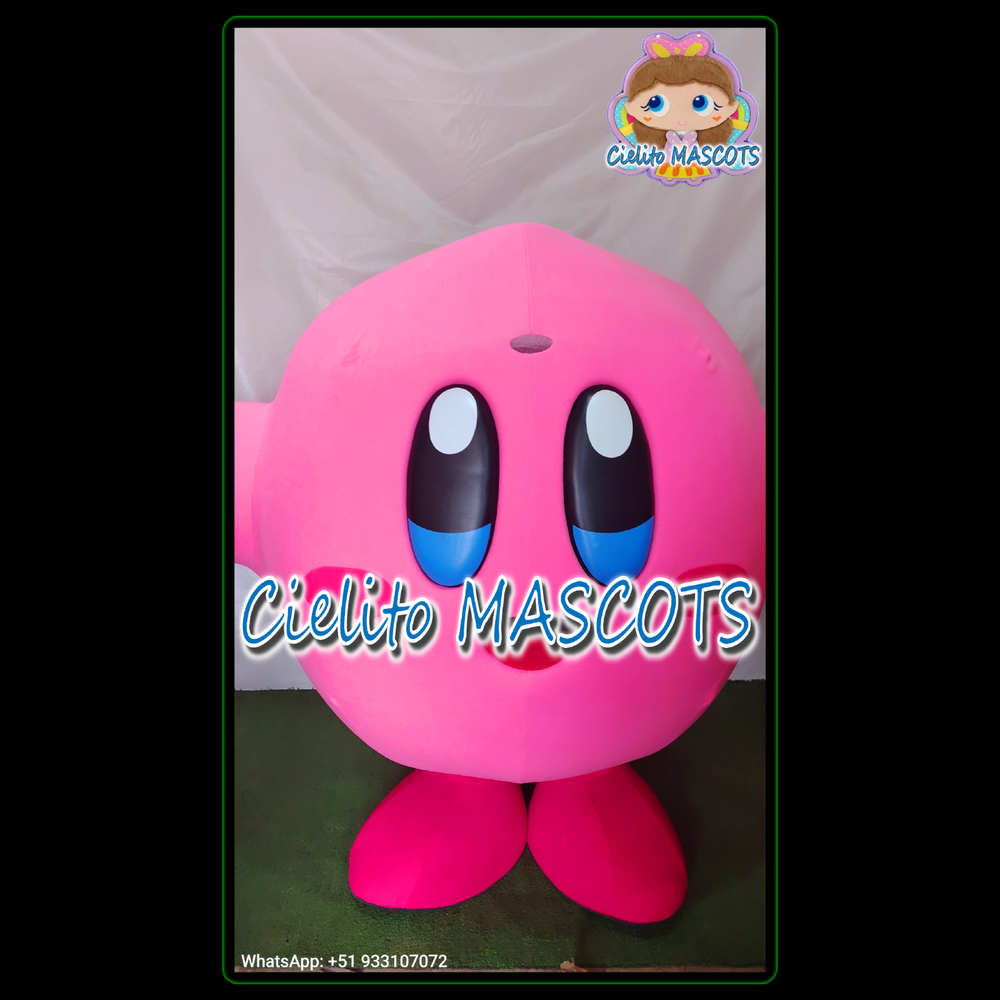 kirby Mascot kyrbi Costume cosplay botarga halloween cartoon Cielito MASCOTS