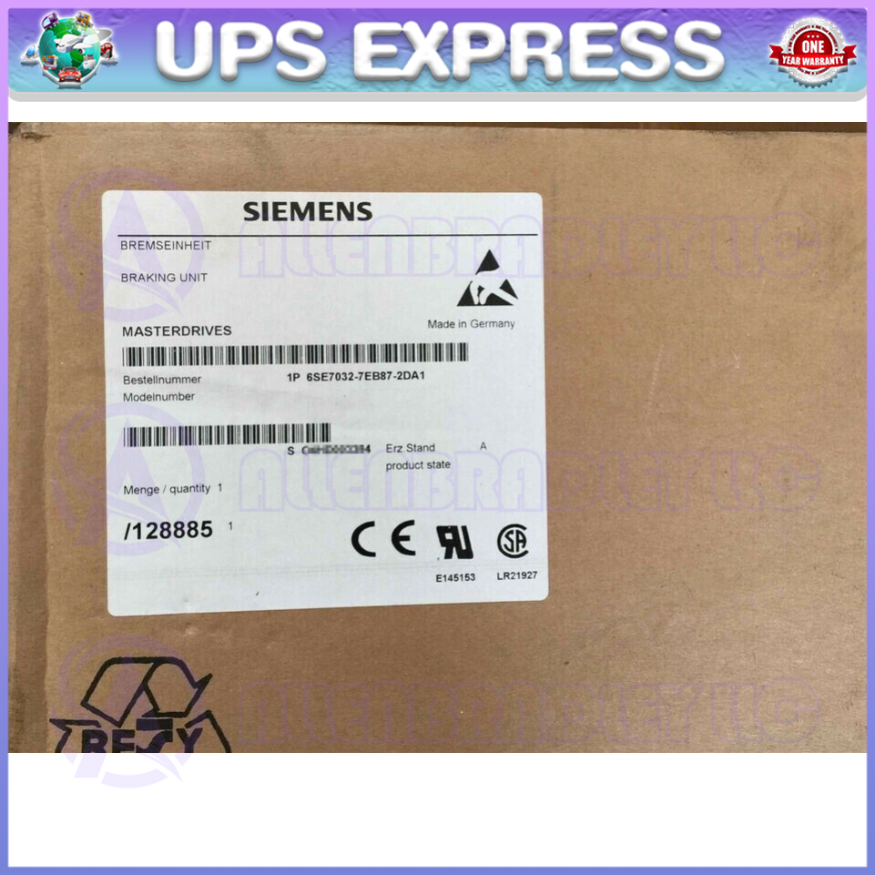 6SE7032-7EB87-2DA1 Siemens MD Braking Unit DC  6SE7032-7EB87-2DA1 GQZ1