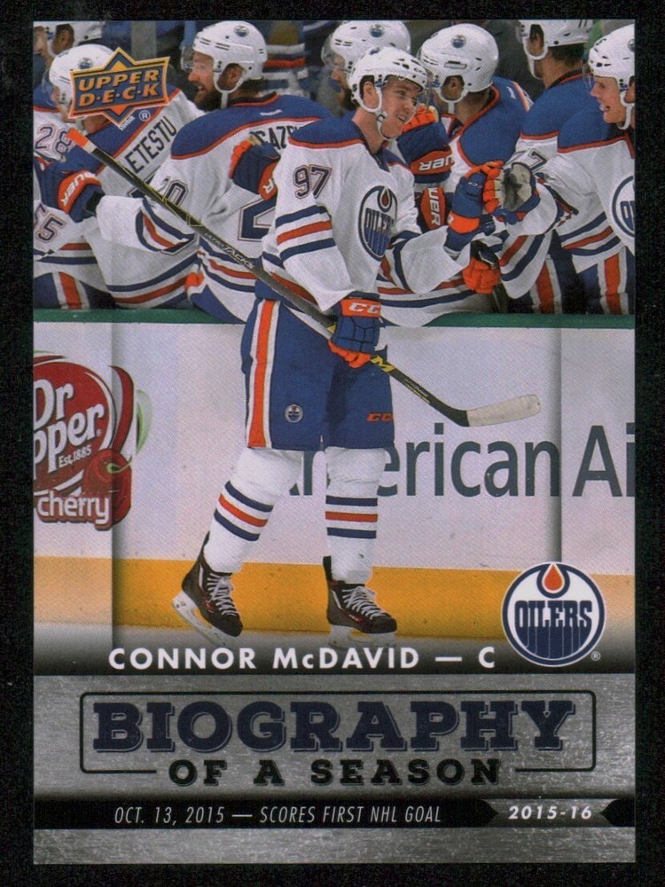 2015-16 Upper Deck Biography of a Season #BIOCM-7 Connor McDavid (404068)