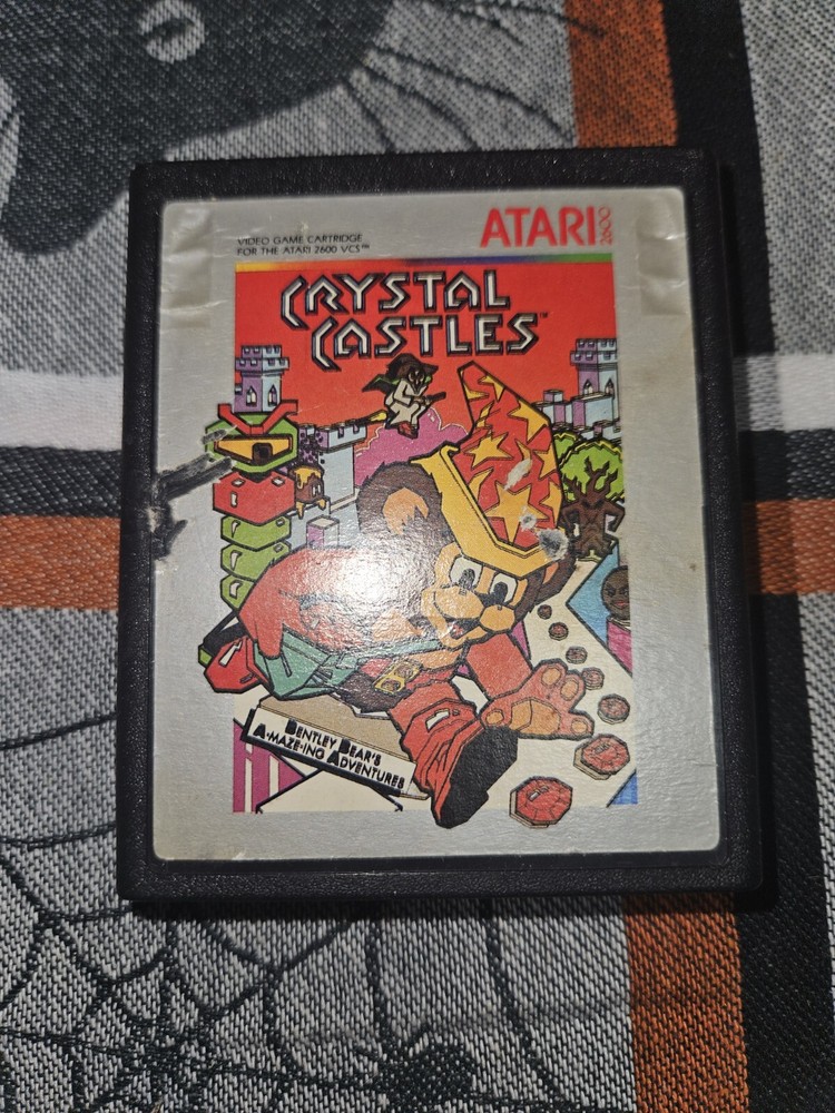 CRYSTAL CASTLES game cartridge only for ATARI 2600 system Read