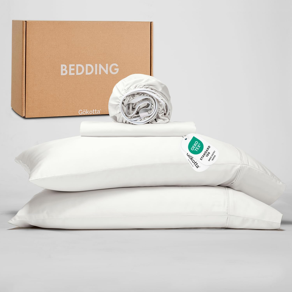 California King Bamboo Rayon Sheet Set by Tanboocel® - Soft & Breathable