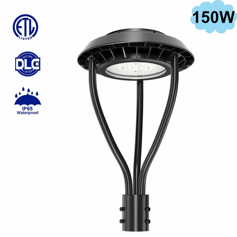 150W LED Post Top Light for Garden Yard Park Road - 600W Equivalent Brightness