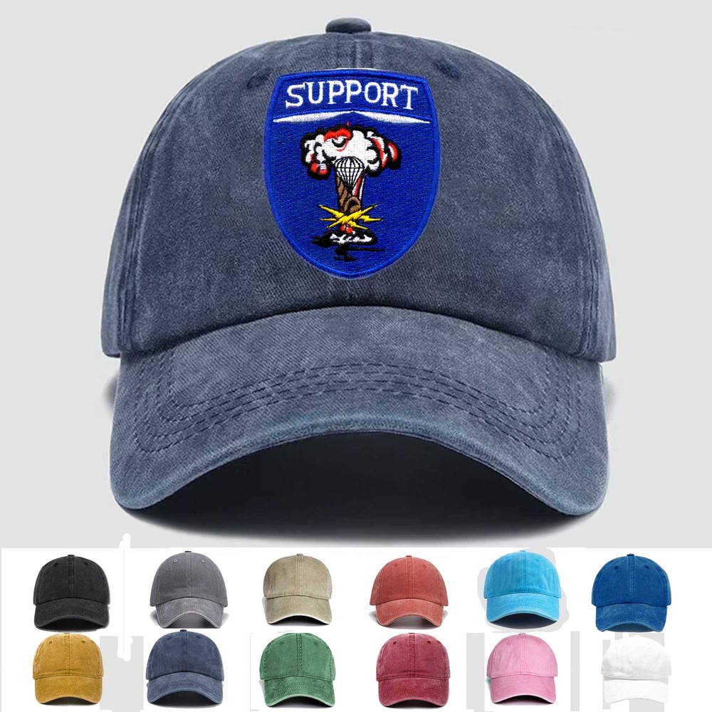 Custom Embroidered Hat 82nd Airborne Support Battalion, Veteran Cap, Gift Idea