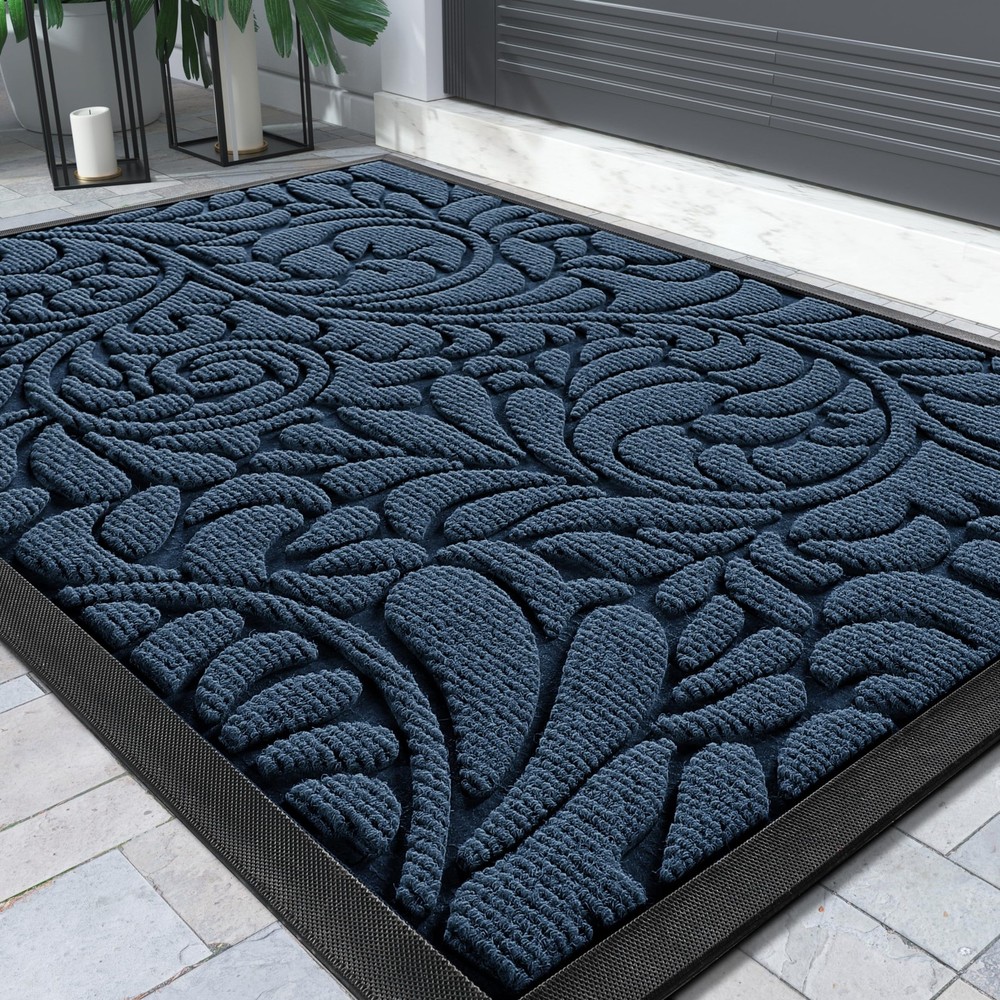 Heavy Duty Sturdy Welcome Door Mat for Home Entrance Indoor Outdoor Use