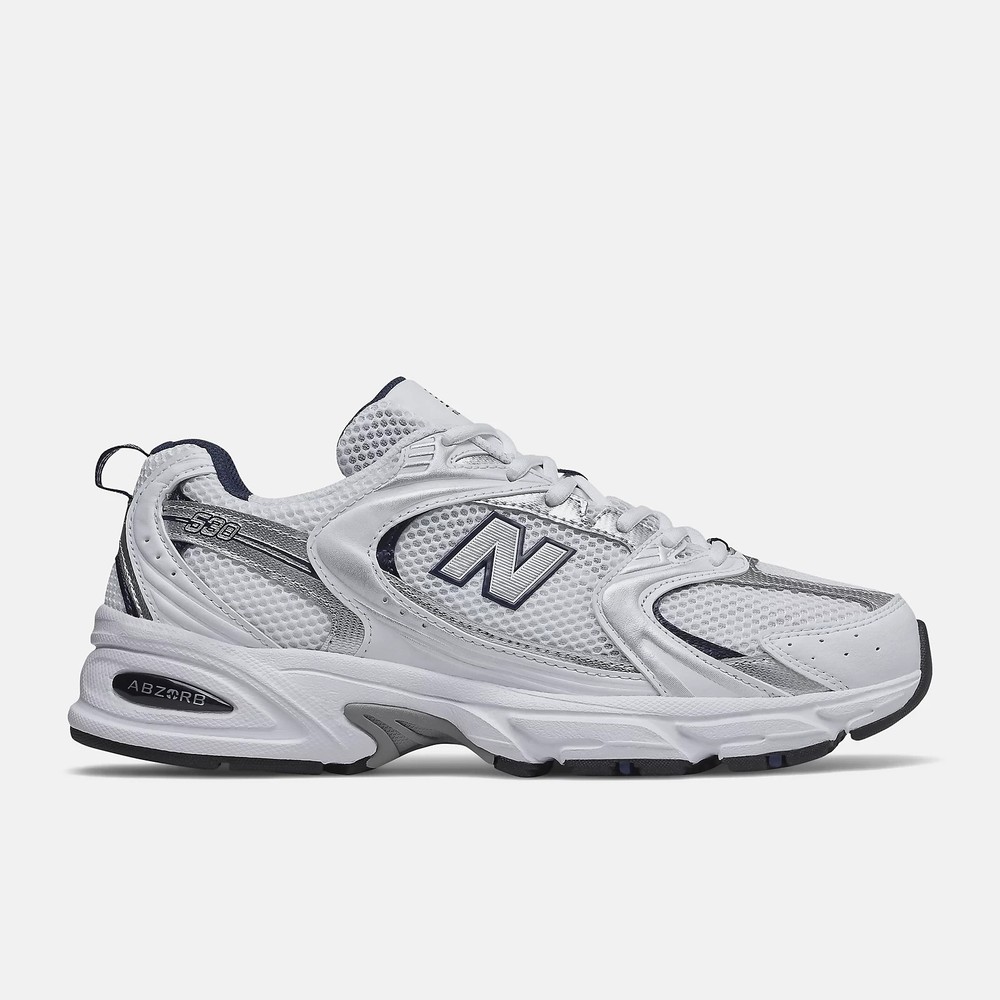New Balance 530 Men's Sneakers in White & Natural Indigo - Flash Sale-image