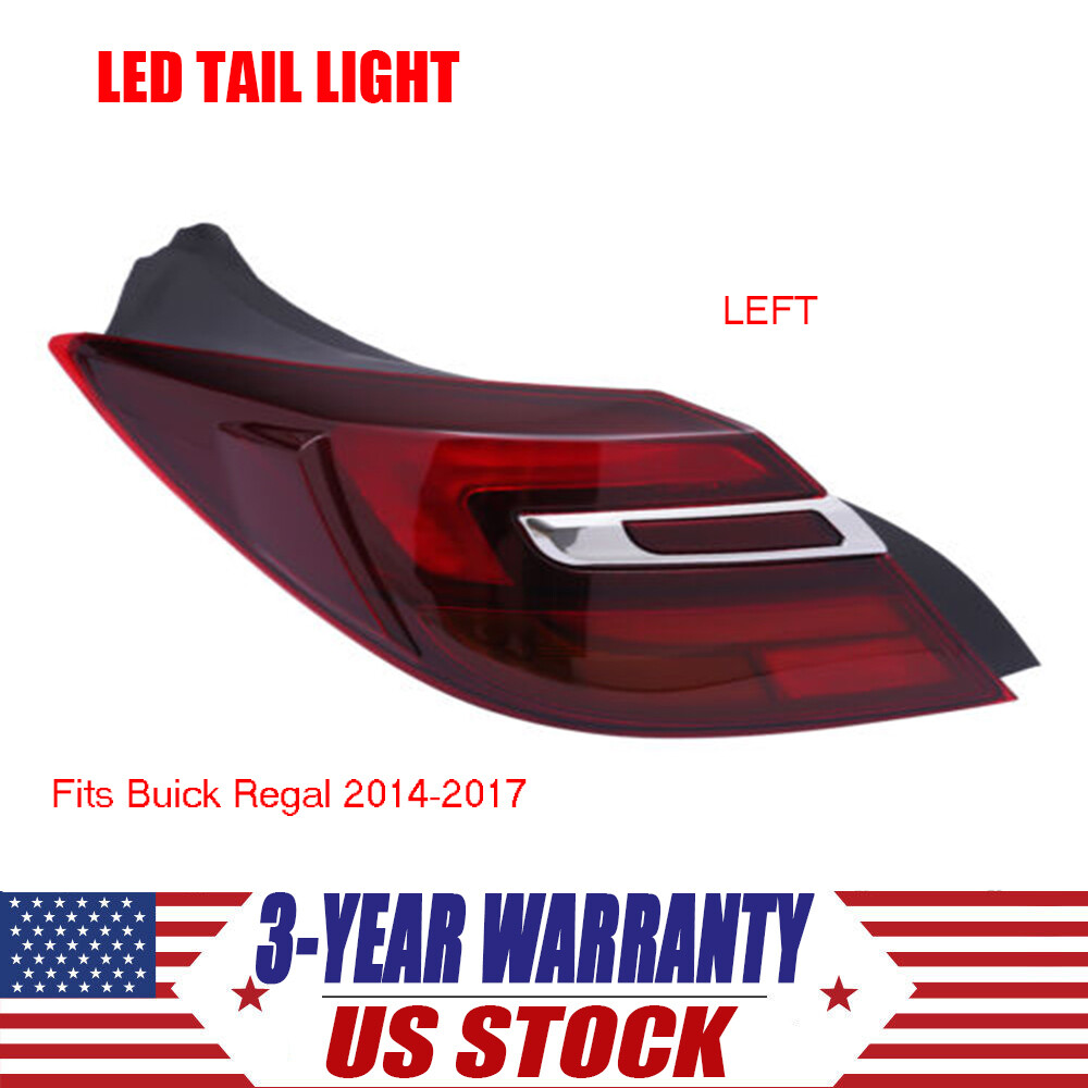 2014-2017 Buick Regal Left Driver Side LED Tail Brake Light Lamp Replacement
