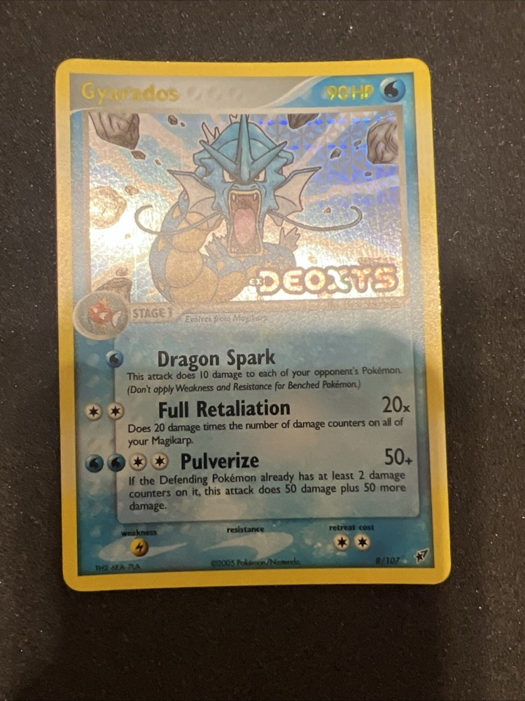 Gyarados 8/107 Deoxys Reverse Holo