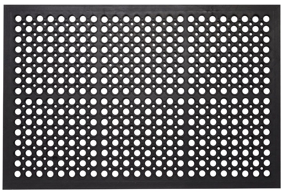 Anti Fatigue Rubber Floor Mat Nonslip Restaurant Mat For Floors Bar Drainage Mat