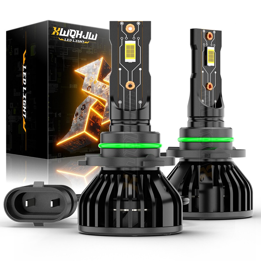 XWQHJW 9006 HB4 LED Headlight Bulbs Conversion Kit 6000K White Low Beam