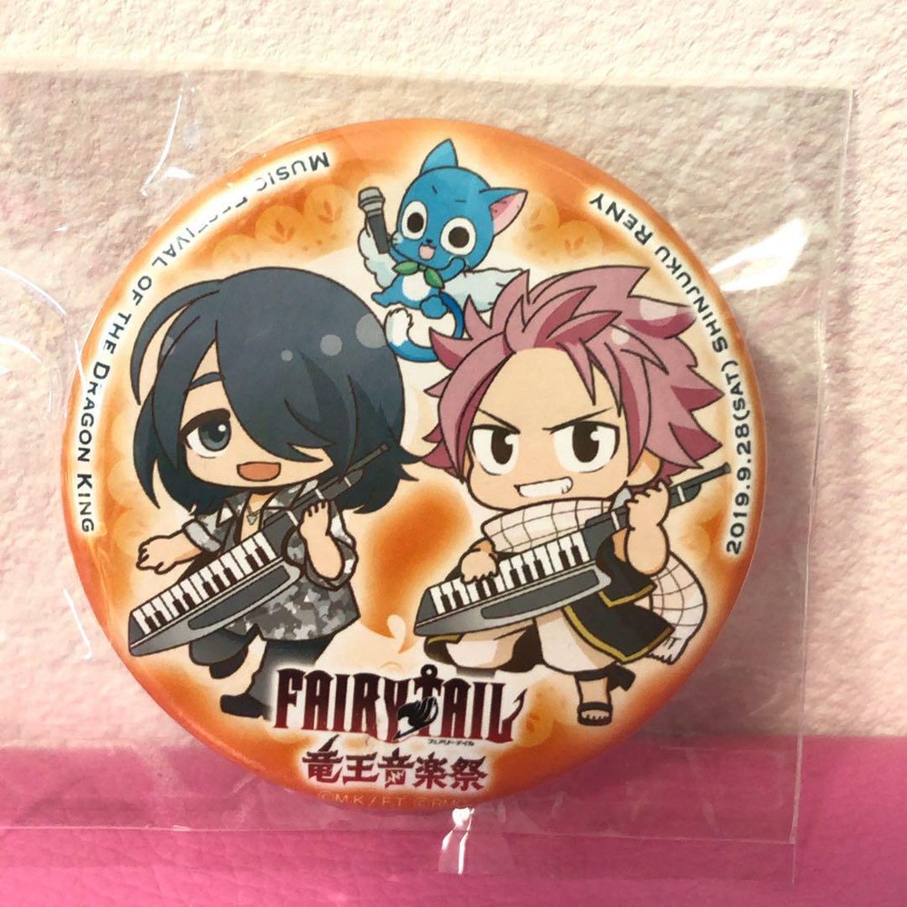 Fairy Tail Ryuo Music Festival Exclusive Can Badge