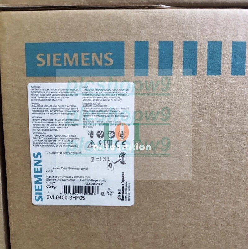 1PCS New Siemens 3VL9400-3HF05 3VL9400-3HF05 Circuit Breaker