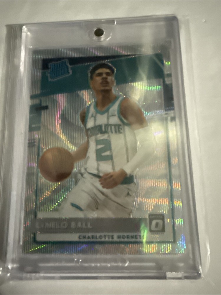 2020-21 Panini Donruss Optic - Rated Rookie Choice Prizm #153 LaMelo Ball (RC)