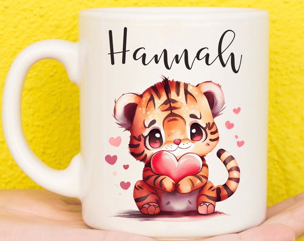 Personalized Tiger Mug Gift for Animal and Tiger Lovers