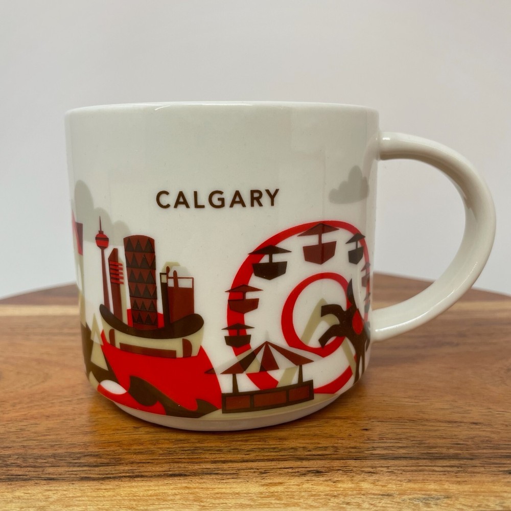 Starbucks Calgary Canada Ceramic Mug 14oz You Are Here Collection