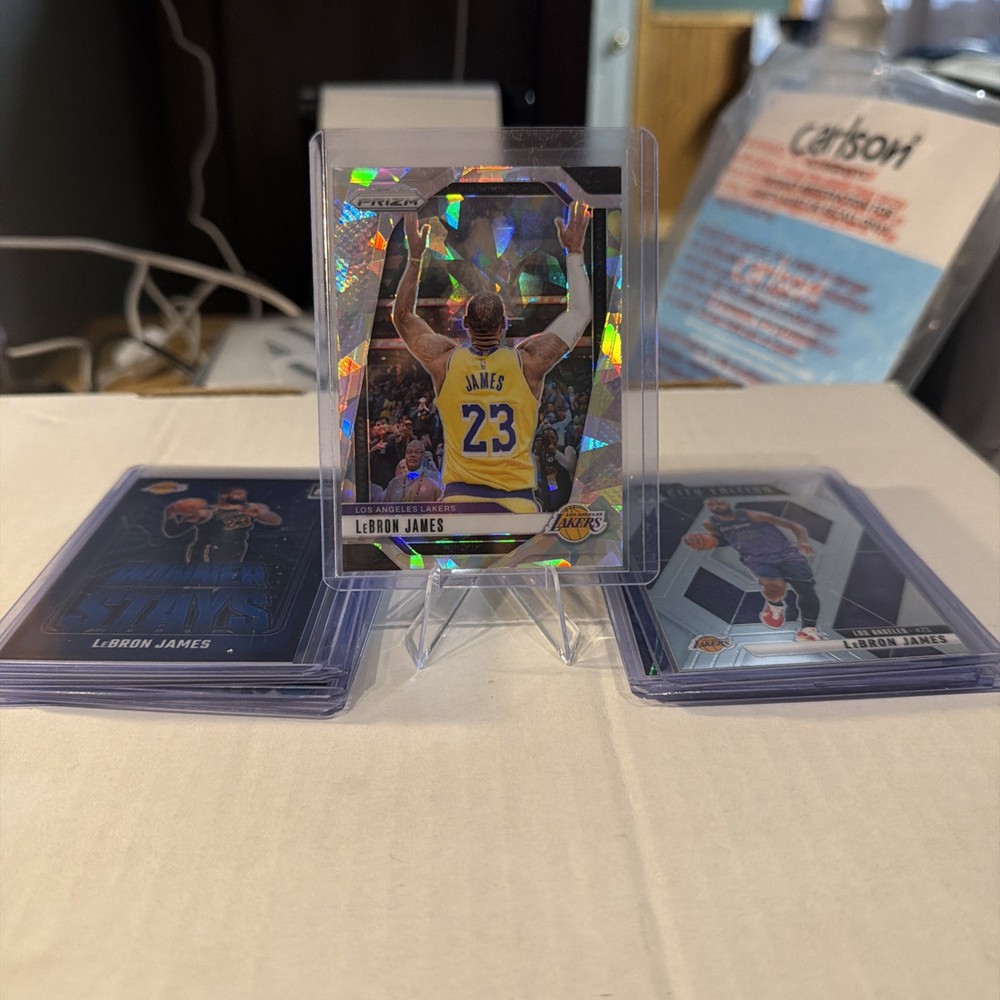 2024-2025 Panini Topps LeBron James 12 Card Lot Inserts, Base, Parallels, Lakers