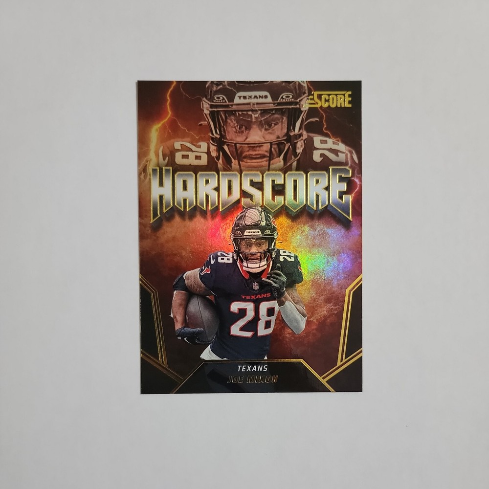 2024 Score Football Joe Mixon “Hardscore” SP Case Hit #HS-JMN