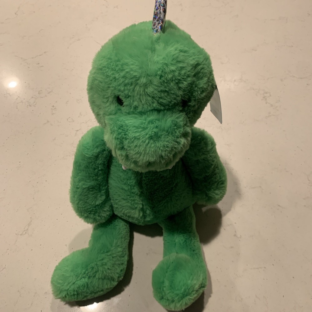 KID CONNECTION 12” PLUSH GREEN DINOSAUR