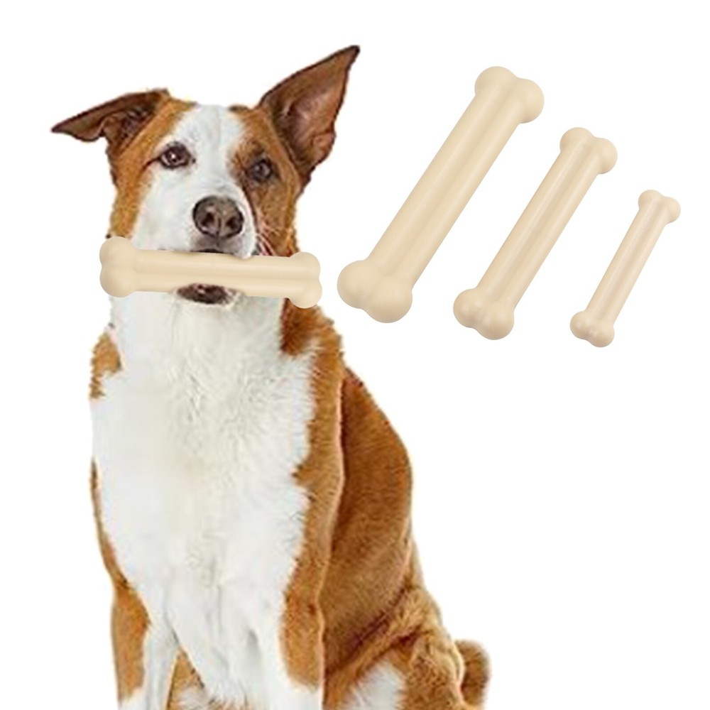 Dogs Chew Toys Multi Size Pets Chew Bone Plastic Safe And Harmless Material