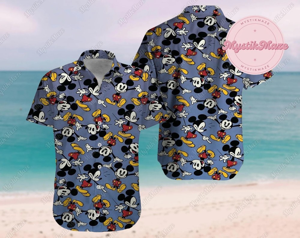 Mickey Mouse 3D HAWAII SHIRT All Over Print Father Day Gift Best Price US Size