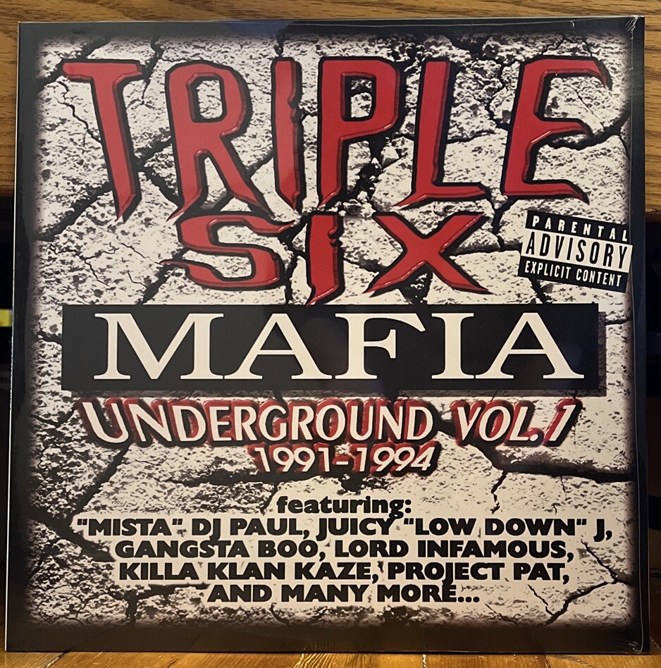 Triple Six Mafia Underground Vol 1 Red Vinyl LTD /300 Sealed MINT 2LP Three 6