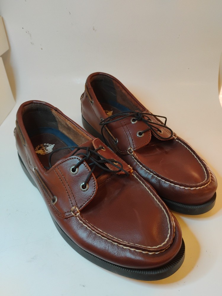Dockers Mens Castaway Genuine Leather Boat Shoe in Dark Brown Size 11