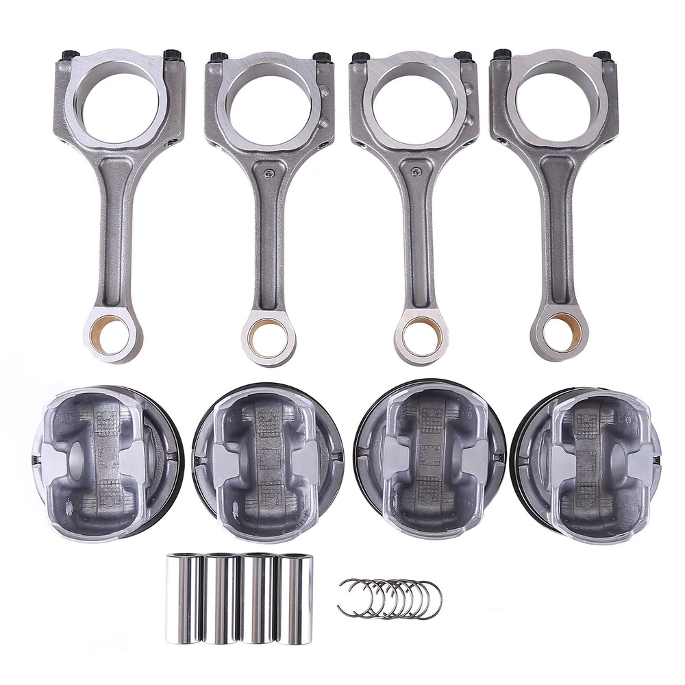 4PCS Piston & Rod Kit for 2011-2019 Hyundai Sonata Sorento Optima 2.4L