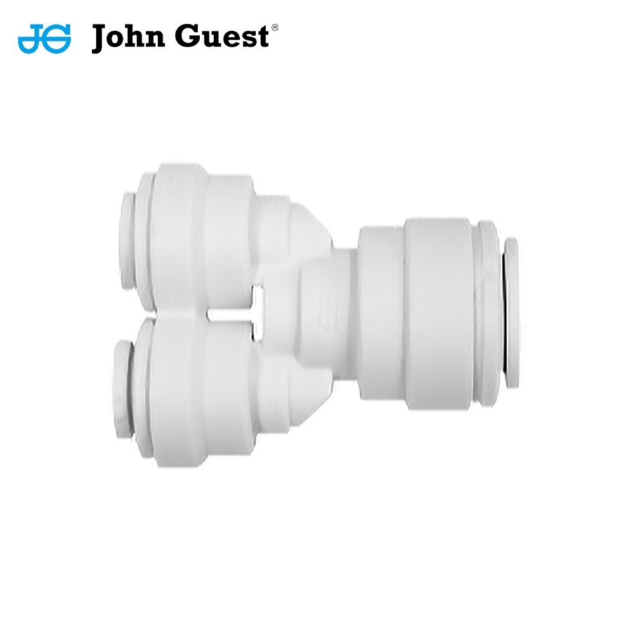 PP2312W JohnGuest Y Fitting 2 EQUAL DIVIDER 3/8 PP 10pcs/pack