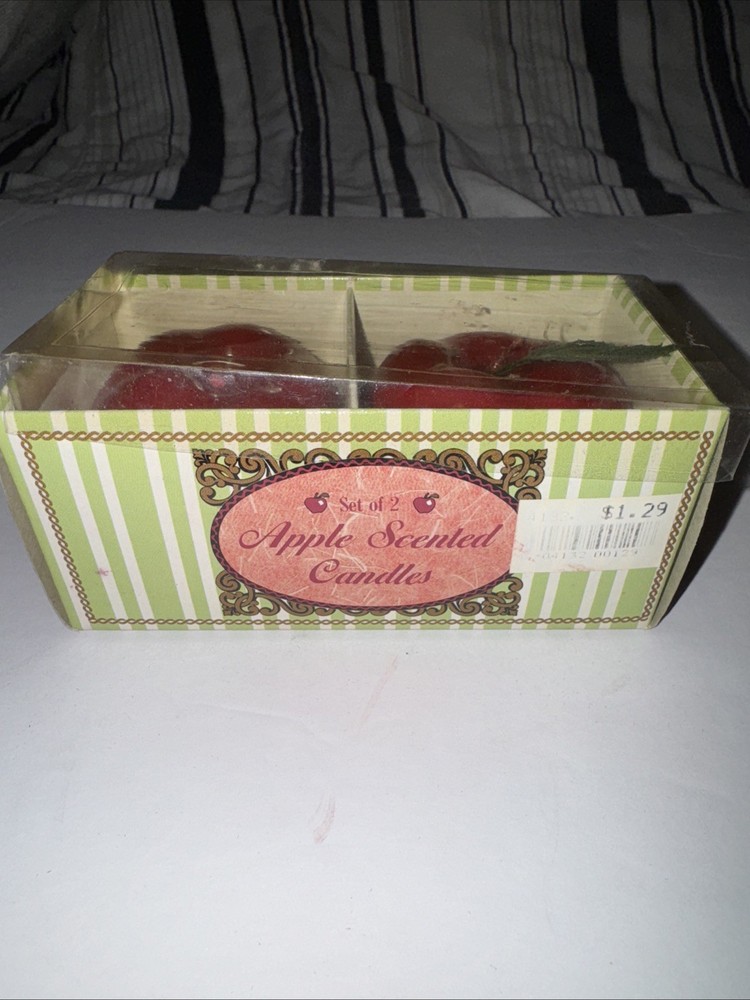 Assorted Apple Scented Taper and Votive Candles Variety Lot