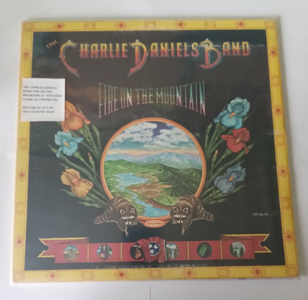 The Charlie Daniels Band Fire On The Mountain Lp 1974 Sonic Clean VG Strong/VG