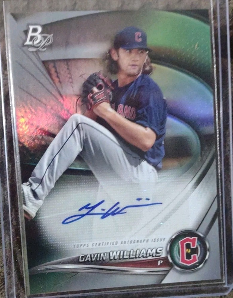 2022 Bowman Platinum - Top Prospects Autographs #TOP-31 Gavin Williams (AU, RC)