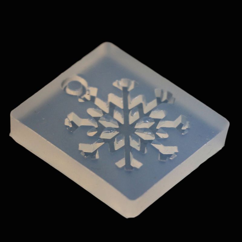 Silicone Mold Snowflake DIY Jewelry Making Pendant Epoxy Resin