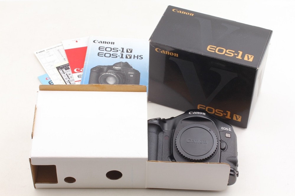 Count 020 [Almost Unused in Box] Canon EOS-1V 35mm Film Camera Body From JAPAN