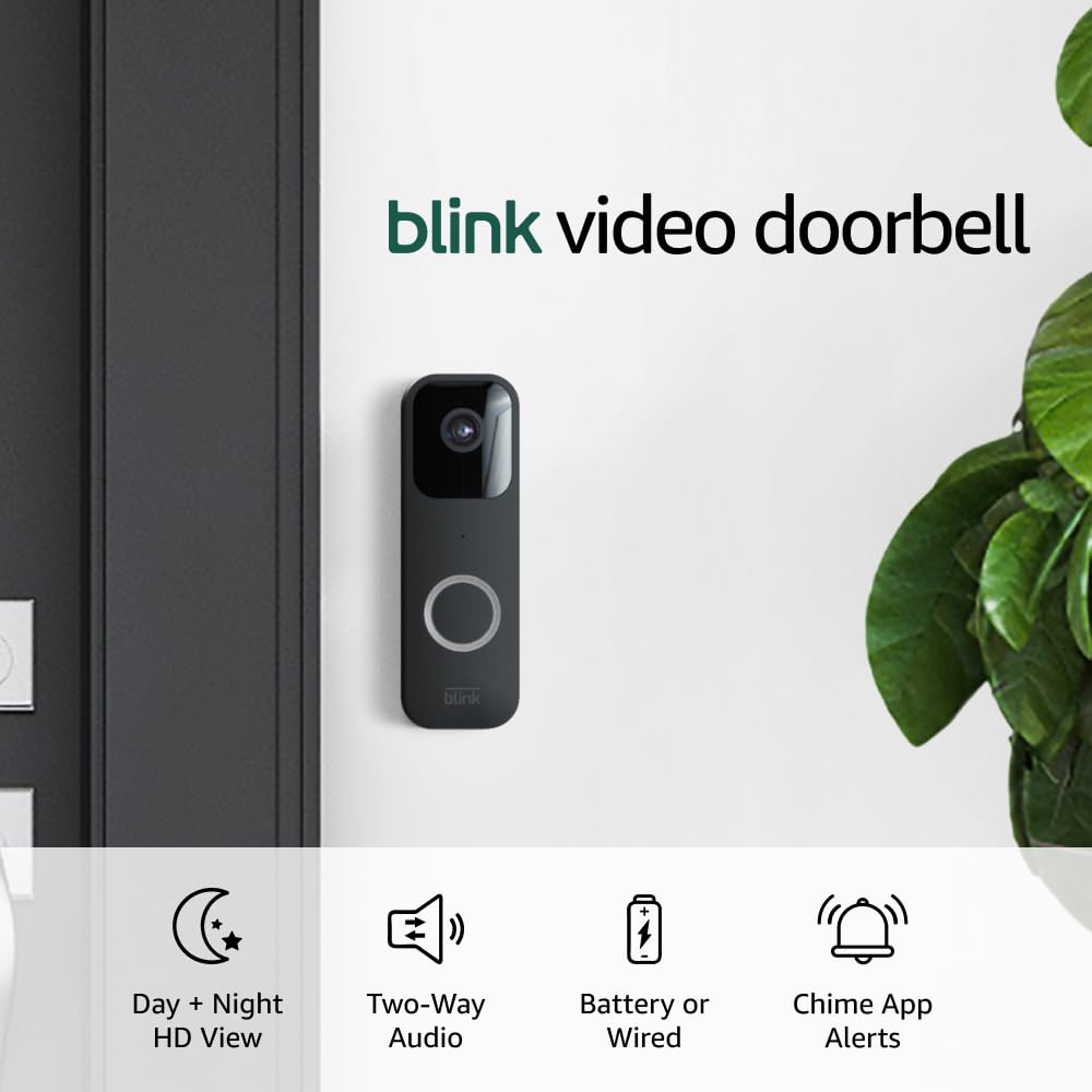 Video Doorbell + 2 Outdoor 4 Smart Security Cameras (4Th Gen) with Sync Modul...